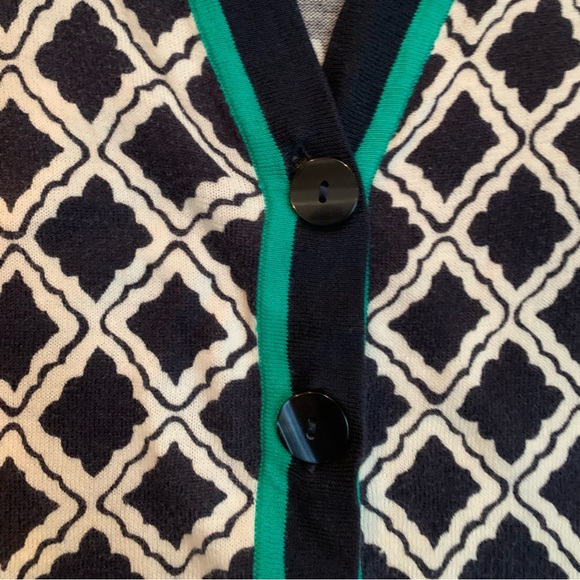 LOFT lightweight sweater with short sleeves, button down shirt top, large - Picture 4 of 5